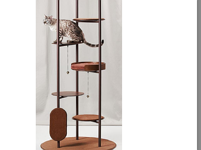 现代柜子 猫爬架家具 施工图
