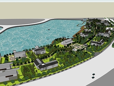 现代景观公园 公园园林广场景观