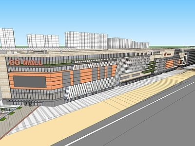现代商业街 城市商业街