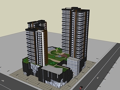 现代商业街 城市商业街