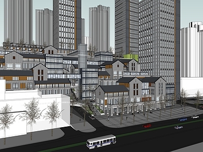 现代商业街 城市商业街
