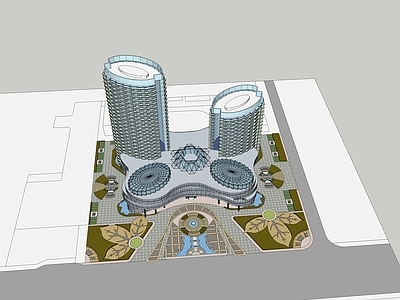 现代商业街 城市商业街