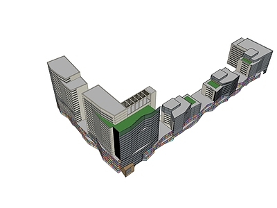 现代商业街 城市商业街