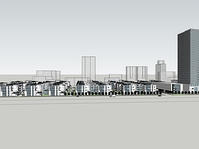 中式多层住宅 居住区小区 住宅区规划