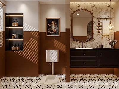 现代卫生间 法式复古卫生间