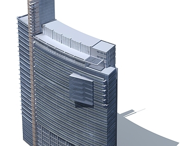 现代艺术风格建筑 艾 多层公建0045