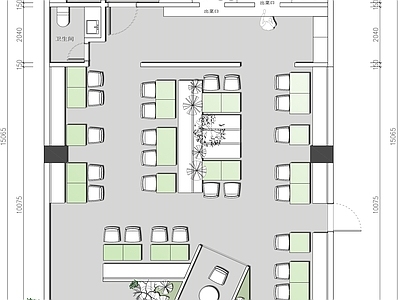 现代茶餐厅 港式茶餐厅 施工图