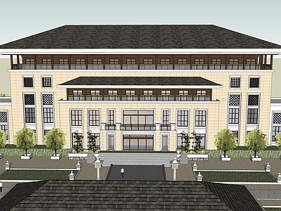 现代酒店建筑 多层酒店建筑