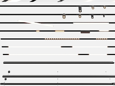 现代筒灯射灯组合 现代射灯 筒灯 轨道灯 磁吸筒灯射灯 线性灯
