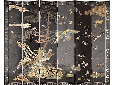 中式屏风 中式屏风 隔断