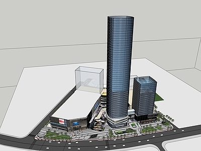 简约现代商场建筑 华润石岐万象汇 酒店商业综合体 华润万象汇建筑 商业裙楼