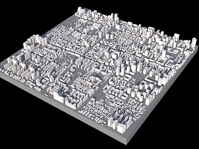 现代鸟瞰规划 鸟瞰玻璃体建筑 规划体块建筑 现代简模规划 城市建筑 体块鸟瞰素材