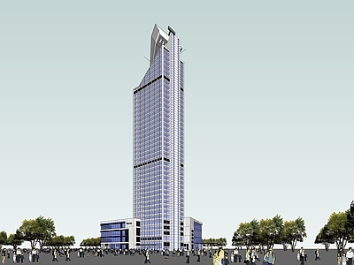 现代商场建筑 商业高层 商业多层
