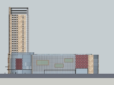 现代商场建筑 商业高层 商业多层 城市商业综合体