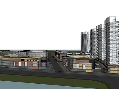 现代商场建筑 商业高层 商业多层 城市商业综合体