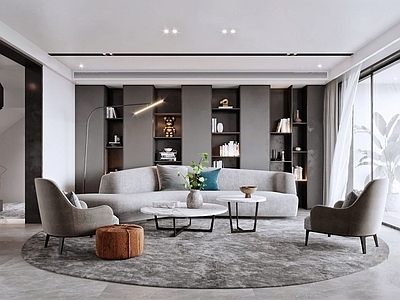 现代简约客厅