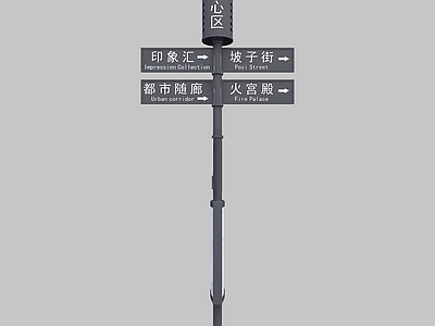 复古广告牌 指示牌 路牌 引导牌 广告牌