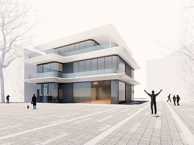 现代其他商业建筑 现代小型书店