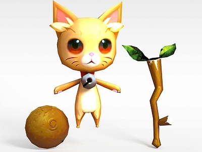 现代其他动物 手游角色动物猫 手游角色动物猫