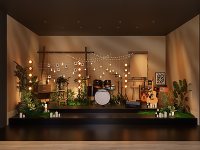 现代中古其他休闲娱乐空间 室内音乐会