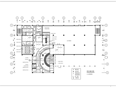 现代整体办公空间 办公空间设计图 施工图