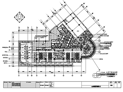 现代整体办公空间 写字楼大厦现代风 格室内装修图 施工图