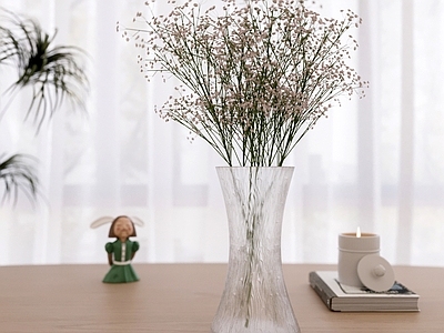 现代花艺 花瓶花艺 花瓶 插花 摆件组合