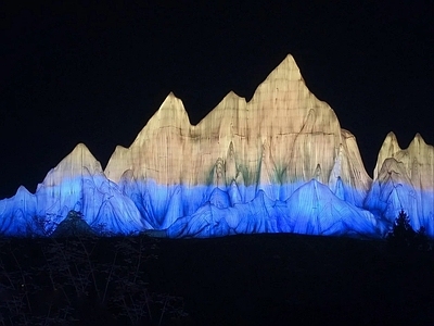 现代街道外景 灯会灯笼 商业街外景 街道夜景