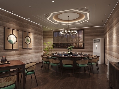新中式中式包厢 餐厅包厢 会所包厢 酒店包厢