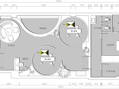 现代其他工装空间 直播间 施工图