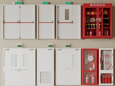 现代其他门 防火门 消防门消火栓防火 消防门 消防器材 灭火器