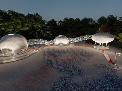 现代儿童游乐区 儿童月球基地