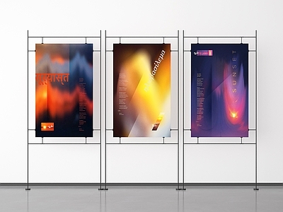 现代广告牌 广告牌 海报牌 画展 广告架 展架