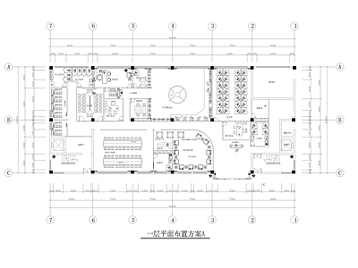 现代整体办公空间 940㎡办公室 办公空间 施工图