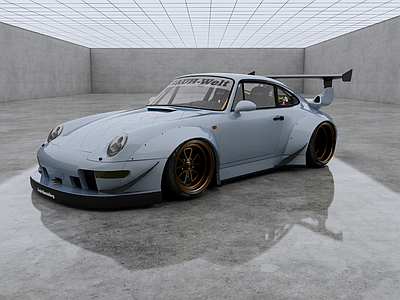 汽车 保时捷 RWB 跑车 赛车