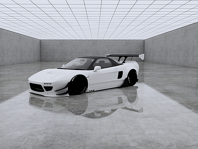 汽车 本田 NSX R Rocket Bunny 赛车