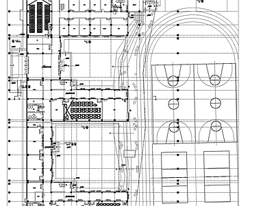 现代学校建筑 万科24班小学 现代风格学校建筑 现代风格小学 施工图