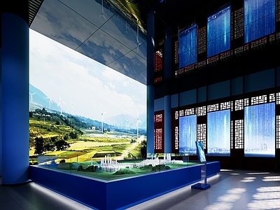 现代其他文化空间 沙盘 历史文化
