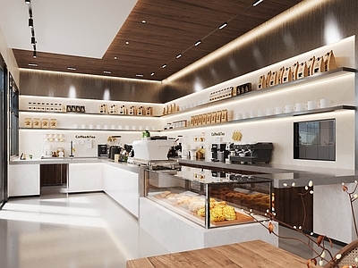 现代咖啡厅 奶茶店