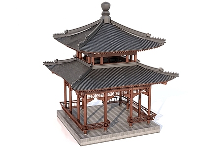 现代新中式古建 新中式仿古建筑