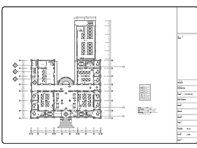 现代整体办公空间 财政税收管理部门 施工图
