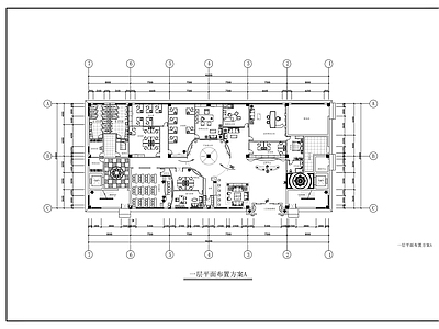 现代整体办公空间 时尚女装企业公楼 施工图