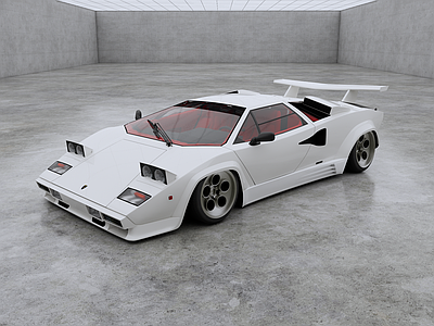 汽车 兰博基尼 Countach LP500 复古车 超跑
