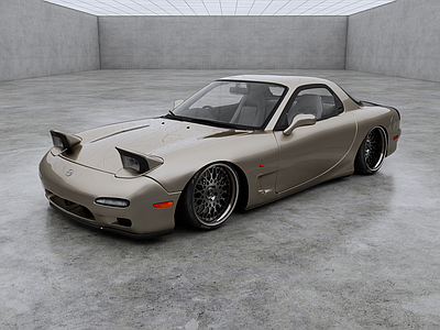 汽车 马自达 RX7 跑车 性能车 JDM