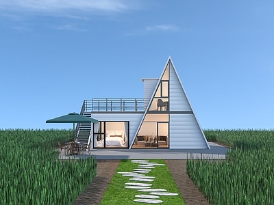 现代简约其他公共建筑 三角屋
