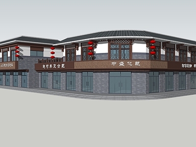 新中式商业街 现代商业街改造