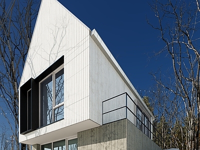现代其他建筑外观 山上自建房