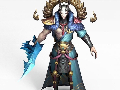 现代虚拟人物 凤舞三国游戏人物动漫角色战士