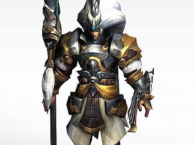 现代虚拟人物 凤舞三国游戏人物动漫角色战士