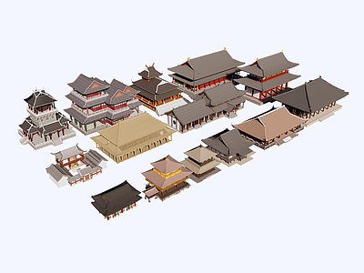 中式古建筑 古建筑